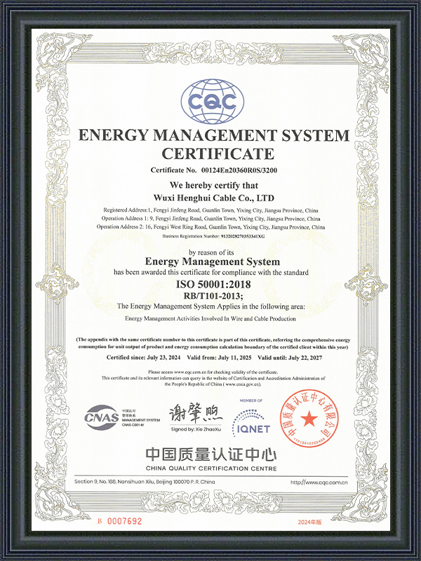 Certificaat energiemanagementsysteem